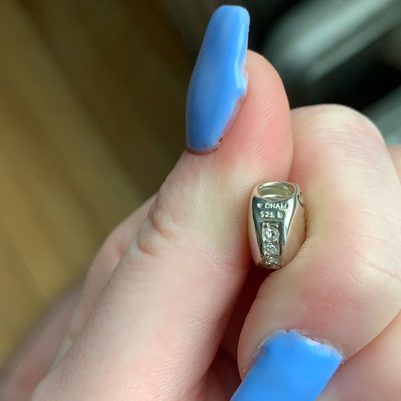 Chamilia and Swarovski sterling silver 925 FRIEND bead charm - Picture 2 of 7